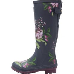 Buty zimowe damskie: Tom Joule WELLY PRINT Kalosze french navy/artichoke