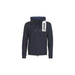 Bluzy Armani Exchange HOPELI. Niebieskie bluzy męskie Armani Exchange, xl, bez wzorów, bez kołnierzyka, bez rękawów, bez kaptura. Za 274,50 zł.