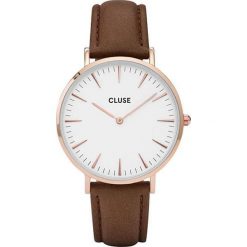 Cluse La Bohème Rose Gold White/Brown CL18010. Czerwone zegarki damskie Cluse, złote. W wyprzedaży za 334,00 zł.