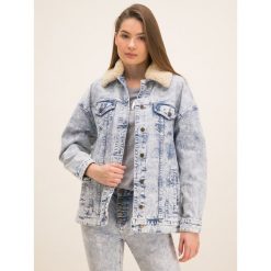 Kurtka jeansowa MICHAEL Michael Kors MH91EY5D8D. Białe kurtki damskie MICHAEL Michael Kors, m, bez wzorów, z elastanu, bez kaptura. W wyprzedaży za 889,00 zł.