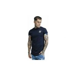 T-shirty z krótkim rękawem Siksilk SIK SILK Jeremy Vine camiseta de manga enrollada azul. Niebieskie t-shirty męskie SIKSILK, m, bez wzorów, bez kołnierzyka, krótkie. Za 205,52 zł.