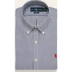 Polo Ralph Lauren - Koszula. Niebieskie koszule męskie Polo Ralph Lauren, s, bez wzorów, z bawełny, casualowe, polo, z długim rękawem. W wyprzedaży za 299,90 zł.