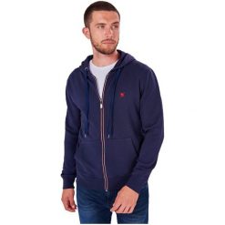 AUDEN CAVILL bluza męska M ciemnoniebieska. Niebieskie bluzy męskie Auden Cavill, m, bez wzorów, eleganckie, bez kołnierzyka, bez rękawów, bez kaptura. Za 129,00 zł.