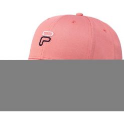 Czapka z daszkiem FILA - 6 Panel Cap F Outline Logo 686025 Shell Pink A430. Różowe czapki męskie Fila, bez wzorów, z bawełny. Za 109,00 zł.