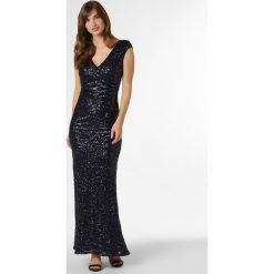 Lipsy - Damska sukienka wieczorowa, niebieski. Niebieskie sukienki damskie Lipsy, bez wzorów, eleganckie, bez kołnierzyka, bez rękawów. Za 599,95 zł.