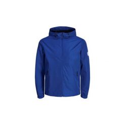 Kurtki wiatrówki Jack Jones 12147616 GLAVE. Niebieskie kurtki męskie Jack & Jones, s, bez wzorów, bez kaptura. Za 163,87 zł.