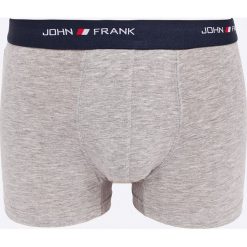 John Frank - Bokserki (3-pack). Szare bokserki męskie marki John Frank, bez wzorów, z elastanu. Za 89,90 zł.