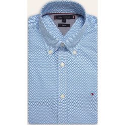 Tommy Hilfiger - Koszula. Niebieskie koszule męskie TOMMY HILFIGER, s, bez wzorów, z bawełny, casualowe, button down, z długim rękawem. W wyprzedaży za 219,90 zł.