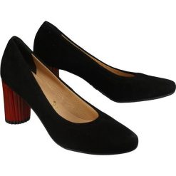 BIOECO BY ARKA 5747 0026+1476 czarny, czółenka damskie. Czarne czółenka damskie Bioeco by Arka, bez wzorów, ze skóry, bez obcasa, na obcasie. Za 259,90 zł.