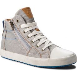 Trampki GEOX - J Alonisso B. C J822CC 00010 C0415 D Grey/Lt Blue. Szare trampki chłopięce Geox, bez wzorów, z gumy, bez zapięcia. W wyprzedaży za 189,00 zł.