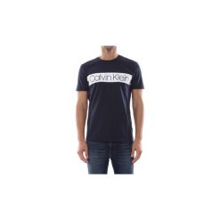 T-shirty z krótkim rękawem Calvin Klein Jeans K10K103006 COTTON LOGO STRIPE. Niebieskie t-shirty męskie Calvin Klein Jeans, xl, bez wzorów, z jeansu, bez kołnierzyka, krótkie. Za 122,52 zł.