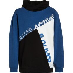 S.Oliver RED LABEL LANGARM Bluza z kapturem blue melange. Niebieskie bluzy męskie z kapturem marki s.Oliver RED LABEL, s, z elastanu. W wyprzedaży za 132,05 zł.