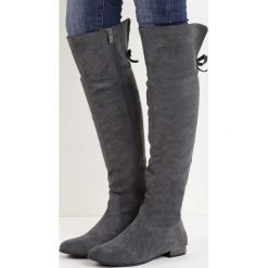 Ciemnoszare Kozaki Pesky Chick. Szare buty zimowe damskie marki vices, na płaskiej podeszwie. Za 119,99 zł.