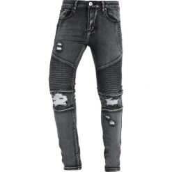 Liquor N Poker DISTRESSED BIKER Jeans Skinny Fit washed black. Czarne rurki męskie Liquor N Poker. Za 169,00 zł.