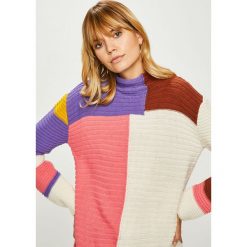 Answear - Sweter. Swetry damskie ANSWEAR, s, bez wzorów, z poliesteru, z krótkim rękawem, krótkie, bez kaptura. W wyprzedaży za 59,90 zł.