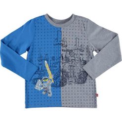 T-shirty chłopięce z długim rękawem: Koszulka „Thomas” w kolorze szaro-niebieskim