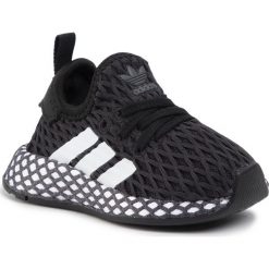 Buty adidas - Deerupt Runner I CG6864 Cblack/Ftwwht/Grefiv. Czarne półbuty dziewczęce Adidas, na sznurówki. Za 229,00 zł.