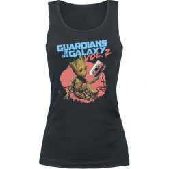 Topy damskie: Guardians Of The Galaxy 2 – Groot Tape Top damski czarny