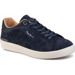 Sneakersy PEPE JEANS - Roland Split PMS30554 Navy 595. Niebieskie sneakersy męskie Pepe Jeans, na co dzień, bez wzorów, z jeansu, klasyczne, bez zapięcia. W wyprzedaży za 269,00 zł.