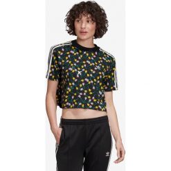 Adidas Originals Allover Crop Top Czarny Wielokolorowy. Czarne topy damskie adidas Originals, s, bez wzorów, z bawełny, bez kołnierzyka. Za 119,95 zł.