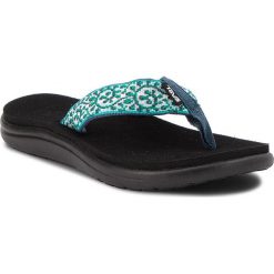 Japonki TEVA - Voya Flip 1019040 Companera Legion Blue. Niebieskie klapki damskie Teva, bez wzorów, z tworzywa sztucznego, bez obcasa. W wyprzedaży za 79,00 zł.