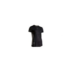 Koszulka tenis Light 990 damska. Czarne t-shirty damskie ARTENGO, l, bez wzorów, z poliesteru, bez kołnierzyka, bez rękawów, bez kaptura, tenisowe. Za 59,99 zł.