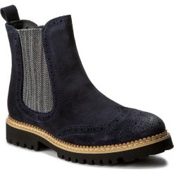Botki damskie lity: Sztyblety KONDOR - Pear'Shooz 5726 Navy