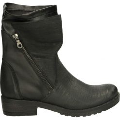 Botki - 417 N-N NERO. Brązowe botki damskie skórzane marki Venezia. Za 269,00 zł.
