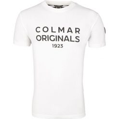 T- shirt Colmar. Białe t-shirty męskie Colmar, m, bez wzorów, z włoskim kołnierzykiem. Za 139,00 zł.