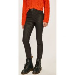 Answear - Spodnie. Czarne spodnie damskie ANSWEAR, s, z elastanu. Za 129,90 zł.