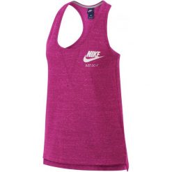 Nike Bokserka Damska W Nsw Gym Vntg Tank/Watermelon/Sail S. Różowe bluzki sportowe damskie marki Nike, s, z bawełny. Za 119,00 zł.