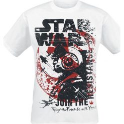 T-shirty męskie: Star Wars Episode 8 – Die letzten Jedi – Join The Resistance – Pilot T-Shirt biały