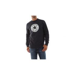 Bluzy Converse 10018632 FLEECE CREW. Niebieskie bluzy męskie Converse, s, bez wzorów, bez kołnierzyka, bez rękawów, bez kaptura. Za 262,93 zł.