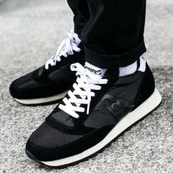 Buty Saucony Jazz Original Vintage "Black" (S70368-9). Czarne buty sportowe męskie marki Saucony, z zamszu, bez zapięcia. Za 369,99 zł.