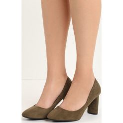 Buty ślubne damskie: Khaki Czółenka Spikehead