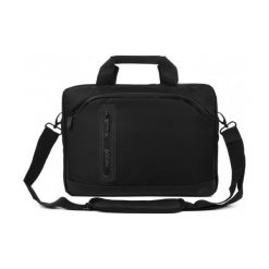 Accura Noah ACC6091 14.1" czarna. Czarne torby na laptopa Accura, w paski, z nylonu. Za 99,90 zł.