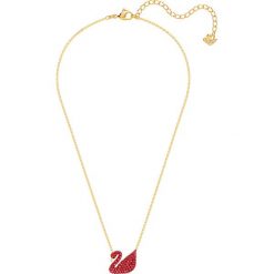 Swarovski - Naszyjnik Iconic Swan. Żółte naszyjniki damskie Swarovski, z kryształem. Za 649,90 zł.