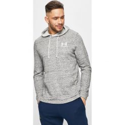 Under Armour - Bluza. Szare bluzy męskie m, z nadrukiem, z bawełny, z kapturem. Za 199,90 zł.