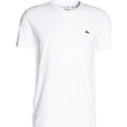 Lacoste Tshirt basic white. Białe t-shirty męskie Lacoste, z bawełny. Za 169,00 zł.