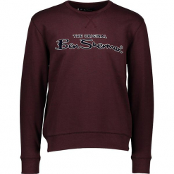 Bluza w kolorze bordowym. Czerwone bluzy męskie rozpinane marki Ben Sherman, m, z haftami. W wyprzedaży za 173,95 zł.