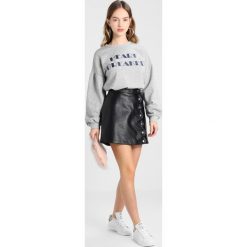 Spódniczki: Lost Ink Petite SCALLOP WRAP SKIRT Spódnica trapezowa black