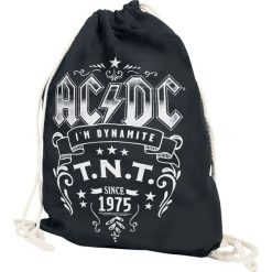 AC/DC T.N.T. Torba treningowa czarny. Czarne torebki klasyczne damskie marki AC/DC, z nadrukiem, z nadrukiem. Za 54,90 zł.