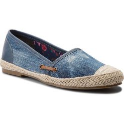 Espadryle TAMARIS - 1-24632-30 Denim 802. Niebieskie espadryle damskie Tamaris, z denimu, na obcasie. W wyprzedaży za 129,00 zł.