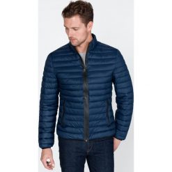 Trussardi Jeans Kurtka Niebieski. Niebieskie płaszcze męskie Trussardi Jeans, na jesień, bez wzorów, z jeansu, bez kaptura. Za 981,95 zł.