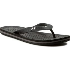 Japonki UNDER ARMOUR - Ua Men's Atlanticdune T 1252506-004 Blk/Gph/Wht. Czarne klapki męskie marki Under Armour, z tworzywa sztucznego. Za 119,95 zł.