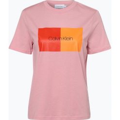 Calvin Klein Womenswear - T-shirt damski, różowy. Różowe t-shirty damskie marki Calvin Klein Womenswear, s, z nadrukiem, bez kołnierzyka. Za 269,95 zł.