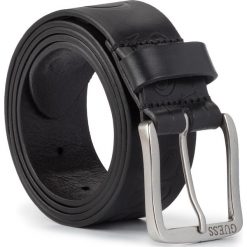 Pasek Męski GUESS - Not Coordinated Belts BM7204 LEA40 BLA. Czarne paski męskie Guess, w paski, ze skóry. W wyprzedaży za 179,00 zł.
