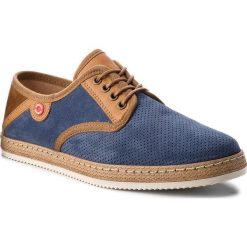 Półbuty męskie: Półbuty NOBRAND – Da 2 9629-1 Blue