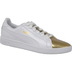 Puma Smash Wns 363611-01 37,5 Białe. Białe buty sportowe damskie Puma, bez wzorów, ze skóry, sportowe. W wyprzedaży za 209,99 zł.