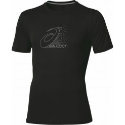 T-shirt Asics Graphic Top Perf 110408-0904. Czarne t-shirty męskie Asics, s, z poliesteru. W wyprzedaży za 89,99 zł.